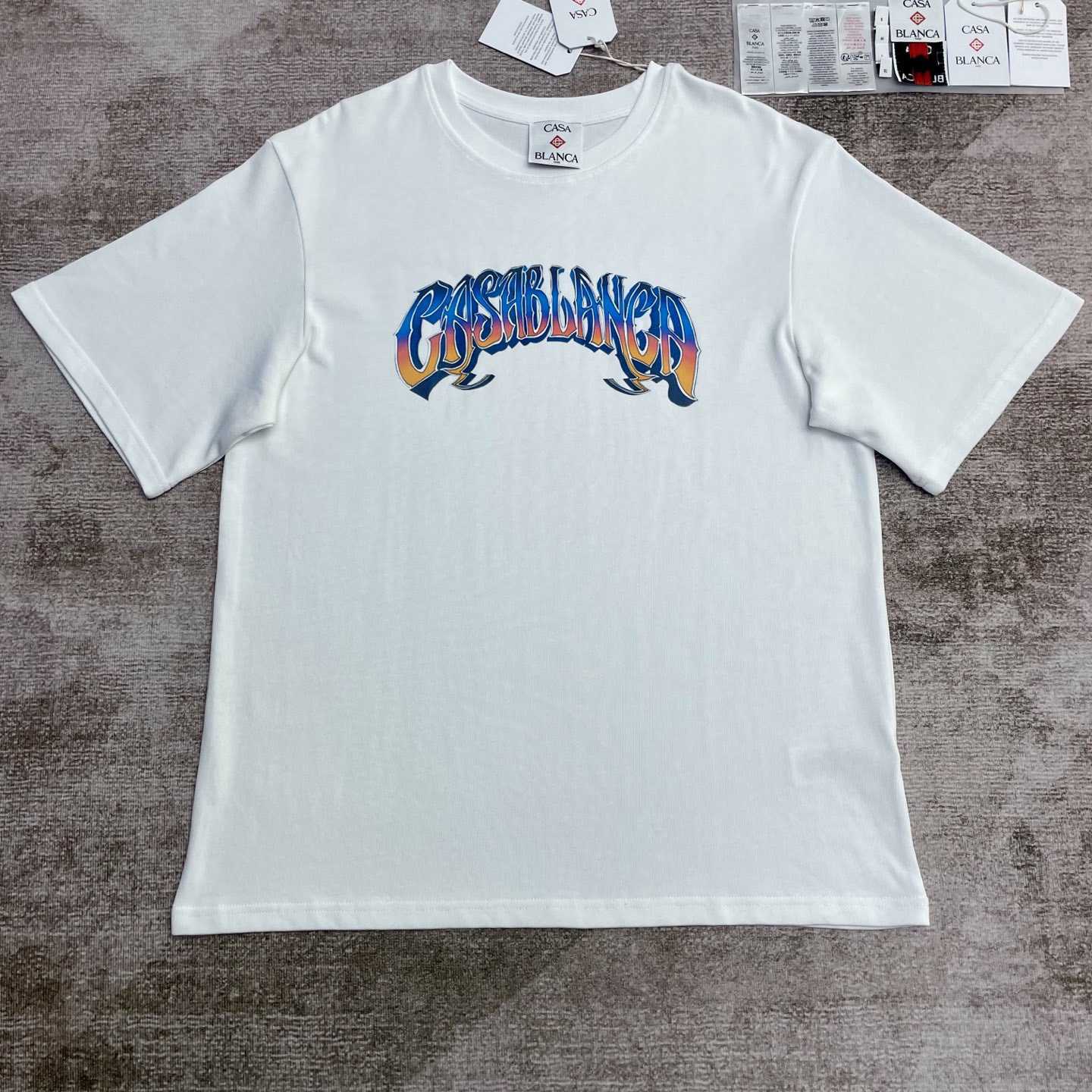Casablanca Faded-logo T-shirt  C988 - DopestKickz