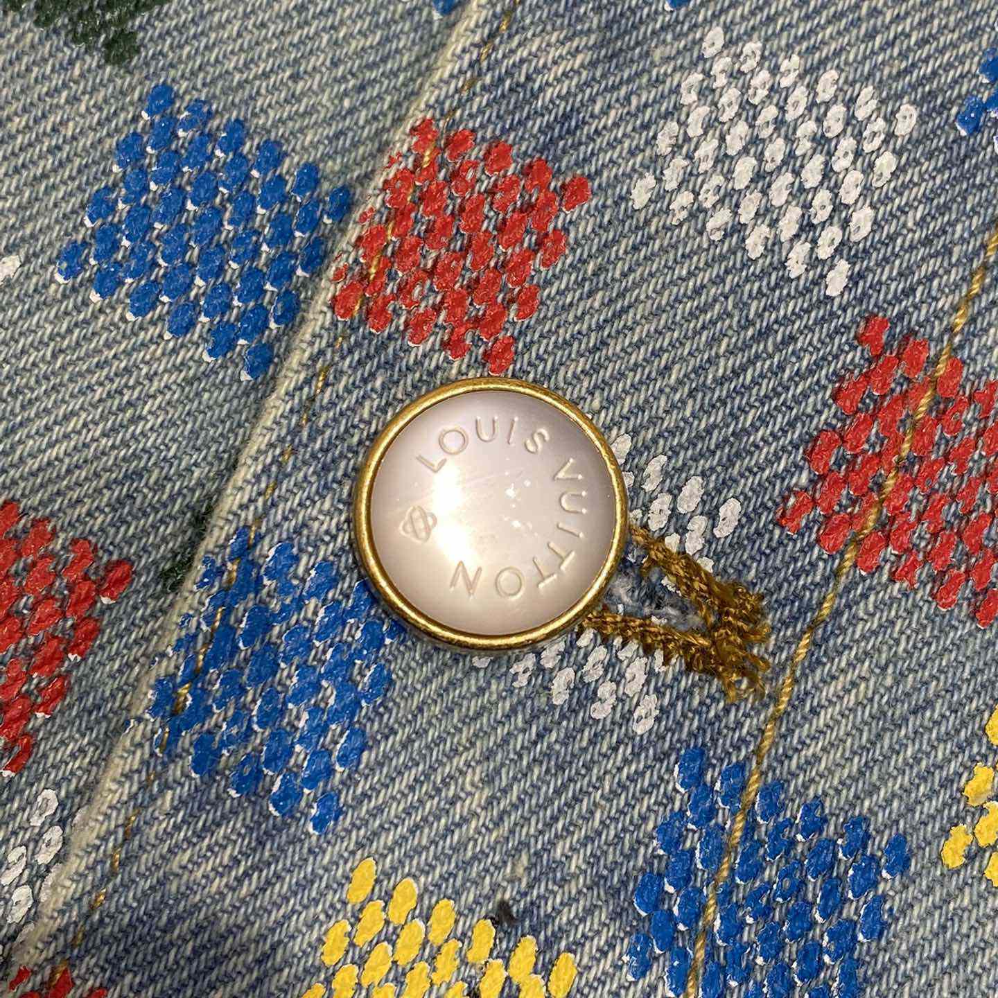 Louis Vuitton Damier Denim Trucker Jacket    1AHBE2 - DopestKickz