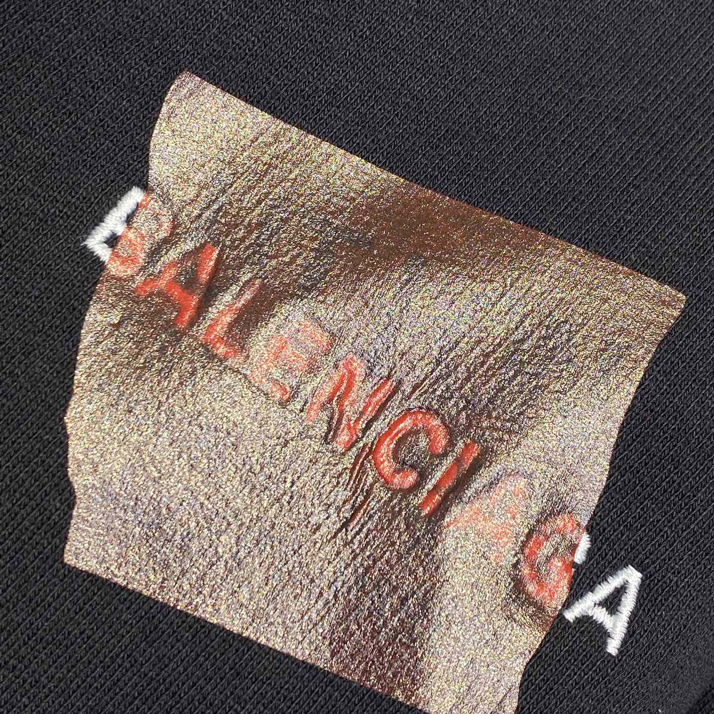 Balenciaga Taped Balenciaga Back Shorts In Faded Black - DopestKickz