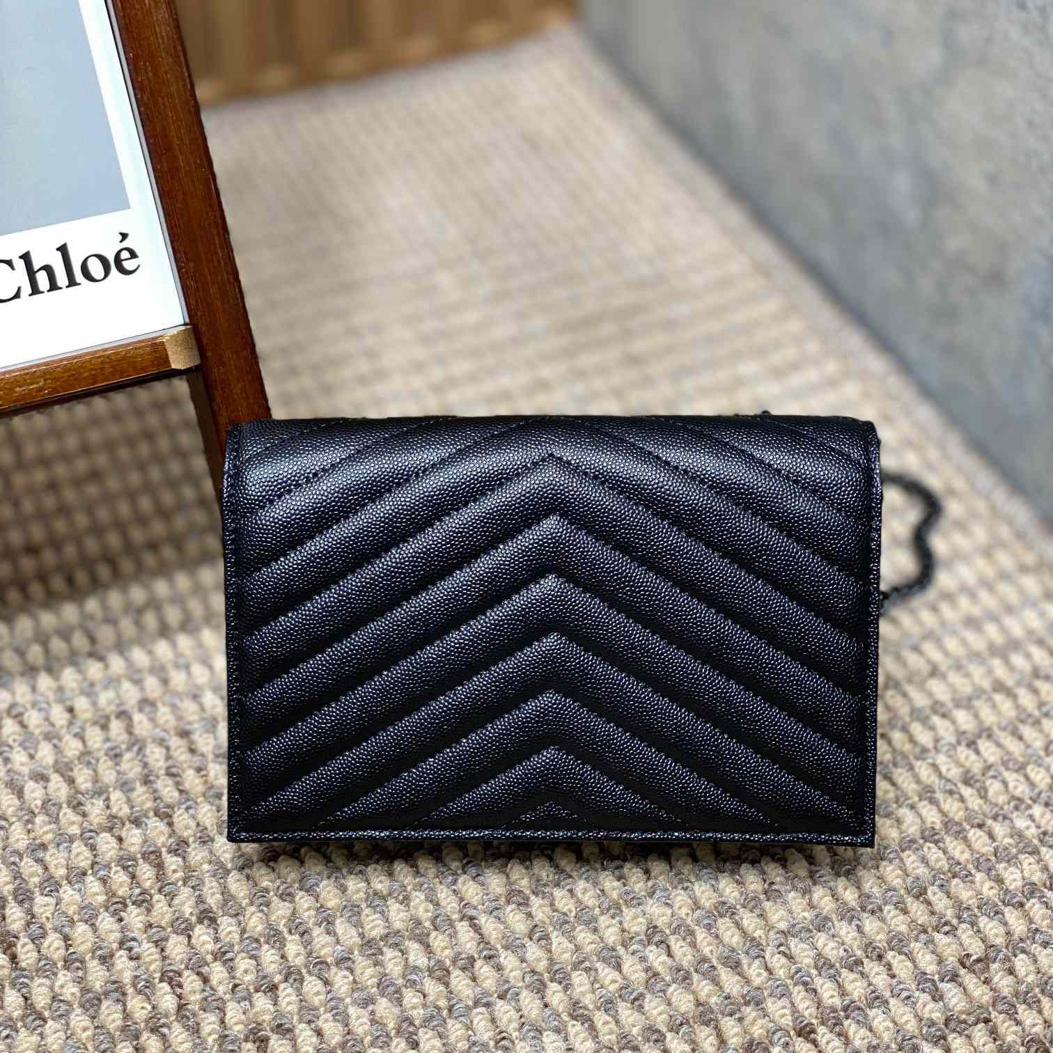 Saint Laurent Wallets On Chain  19×12.5×4cm - DopestKickz