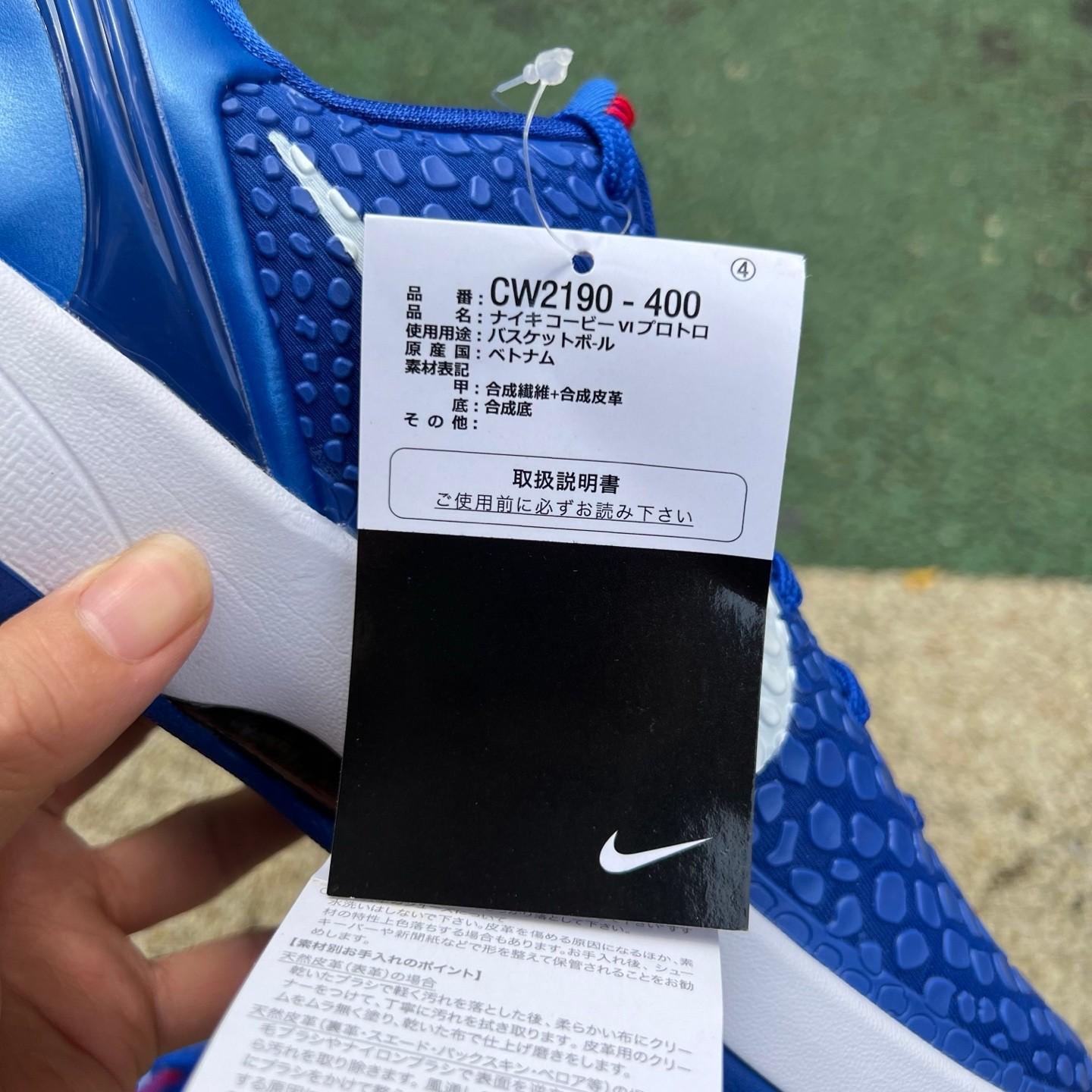 Zoom Kobe 6 Protro 'Dodgers' - CW2190 400 - DopestKickz