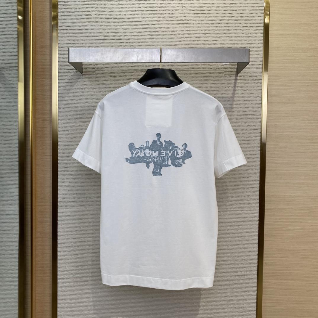 Givenchy Reverse t-shirt in cotton with Hubert objects - DopestKickz