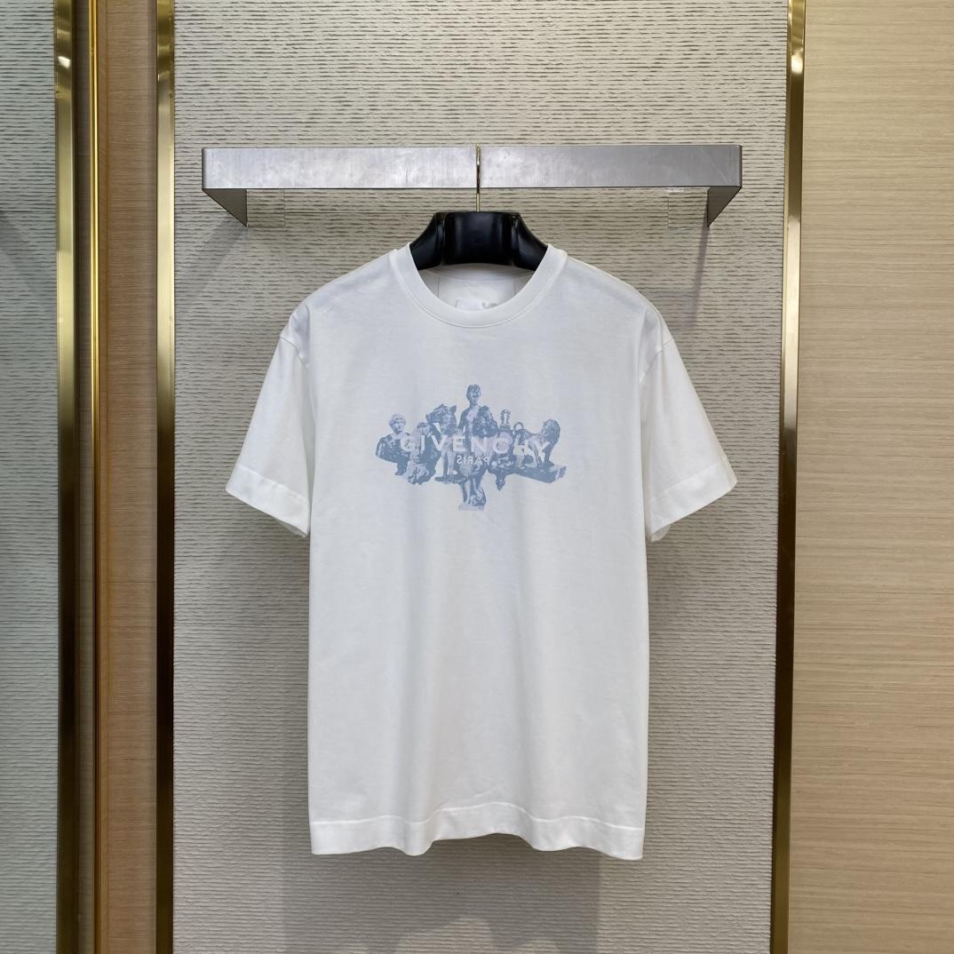 Givenchy Reverse t-shirt in cotton with Hubert objects - DopestKickz