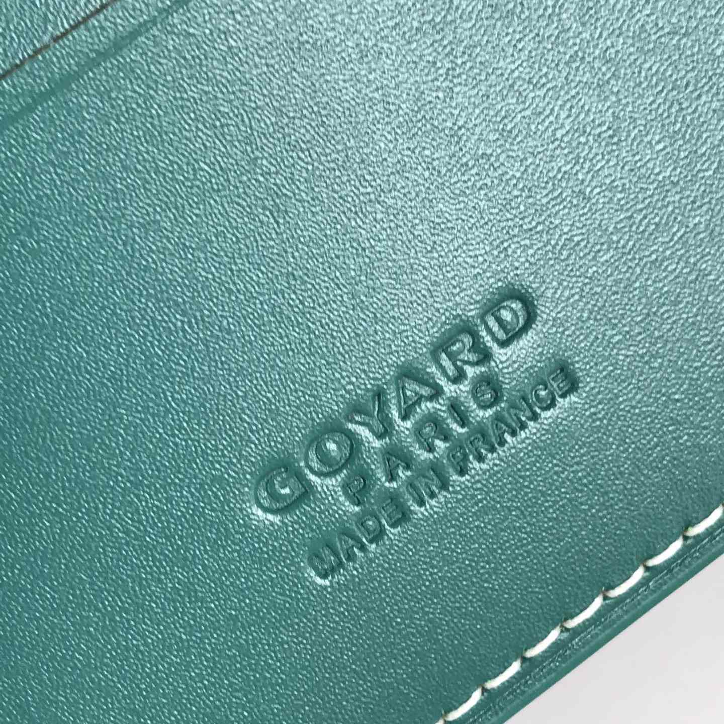 Goyard Short 8 Card Slots Billfold Wallet Green - DopestKickz