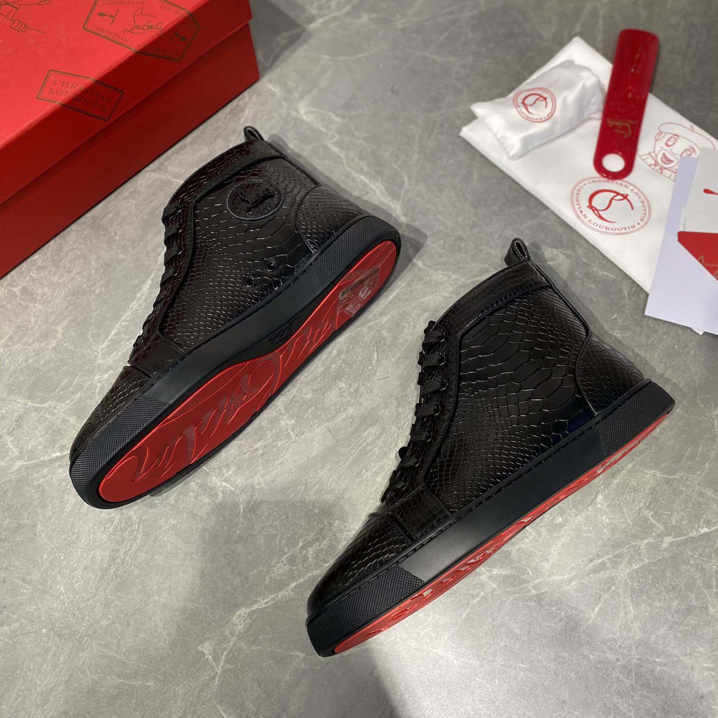 Christian Louboutin High-top Sneakers  - DopestKickz