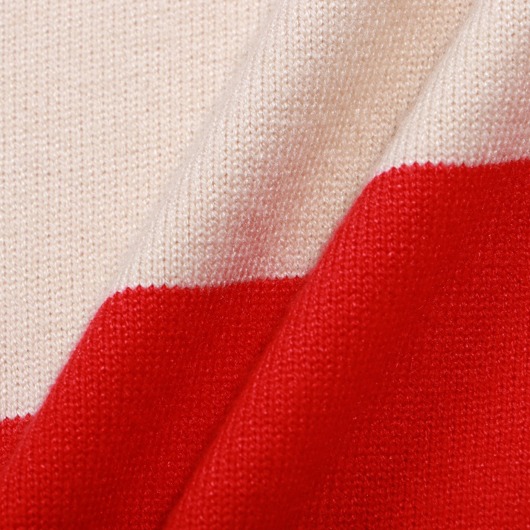 Gucci Logo Embroidered Striped Cotton Half-Placket Sweater - DopestKickz