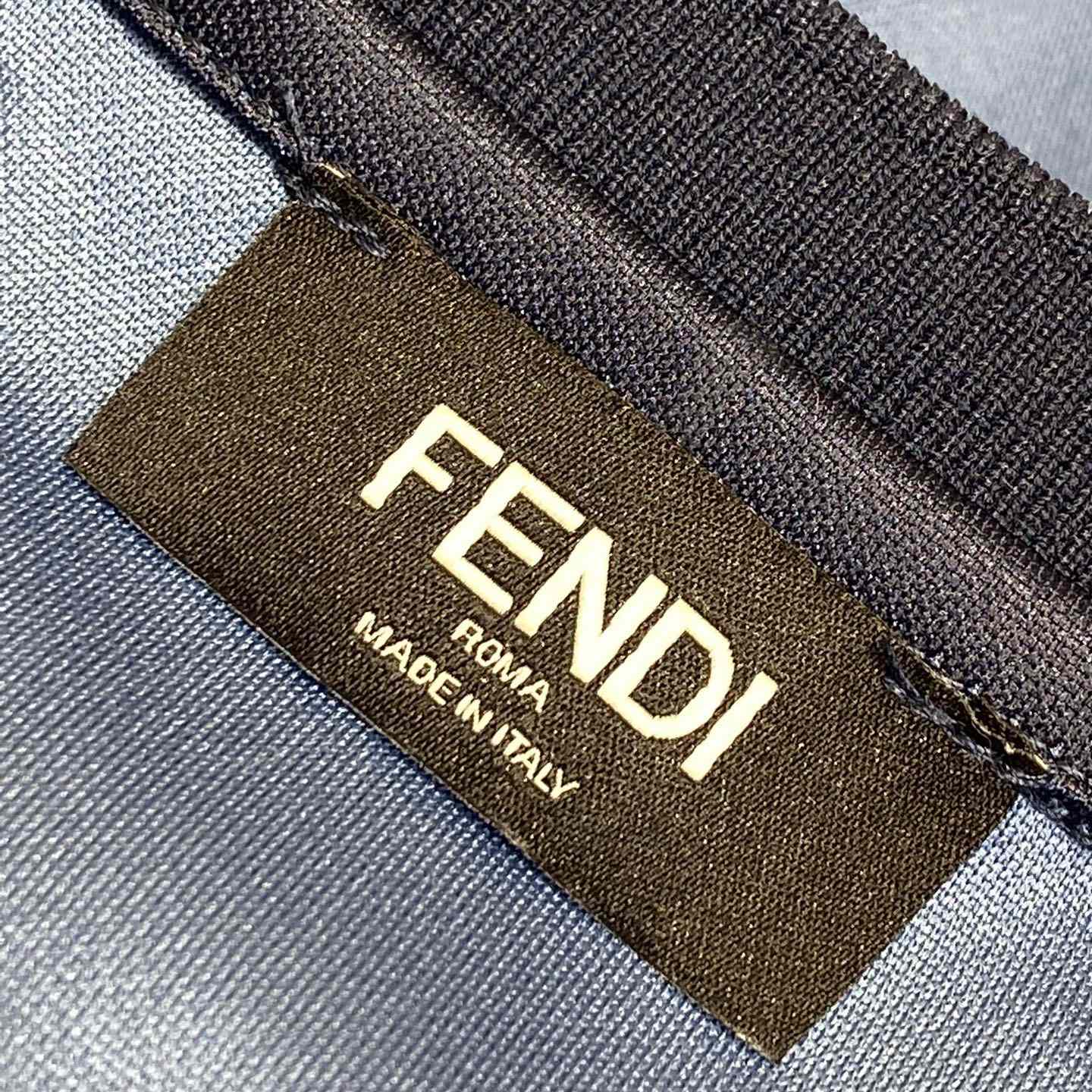 Fendi Blue Pequin Fabric T-shirt - DopestKickz