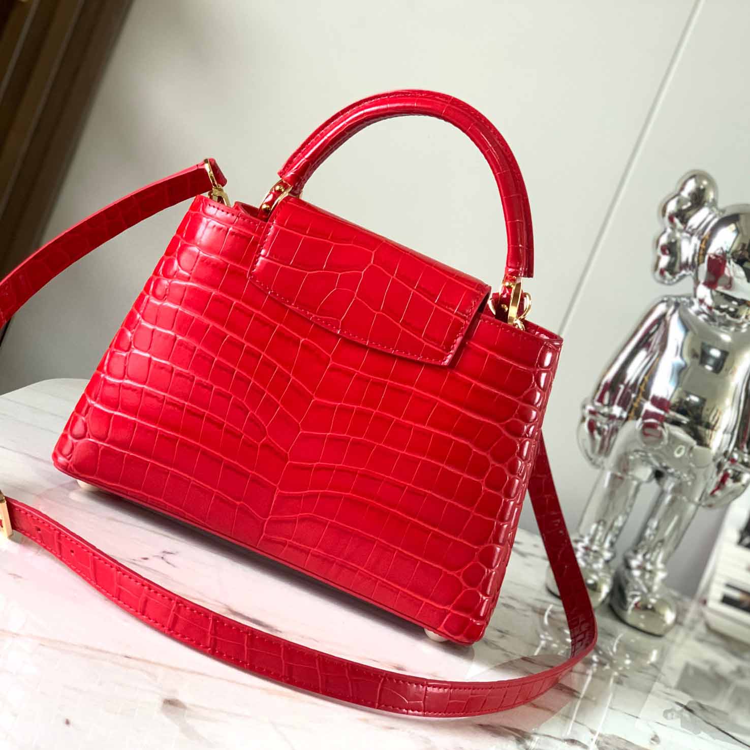 Louis Vuitton Capucines BB   N92173 (27 x 18x9cm) - DopestKickz