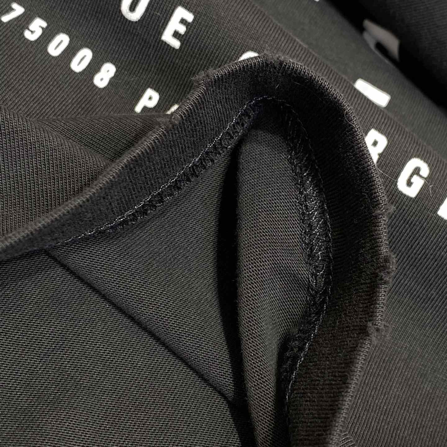 Balenciaga Eye Chart Distressed Oversize Cotton T-shirt - DopestKickz