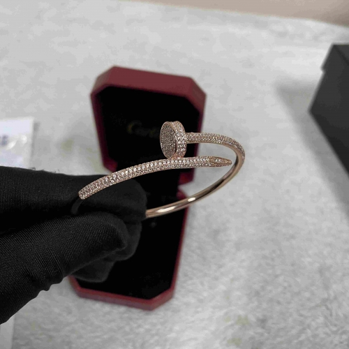Cartier Juste un Clou Diamond Bracelets Rose Gold - DopestKickz