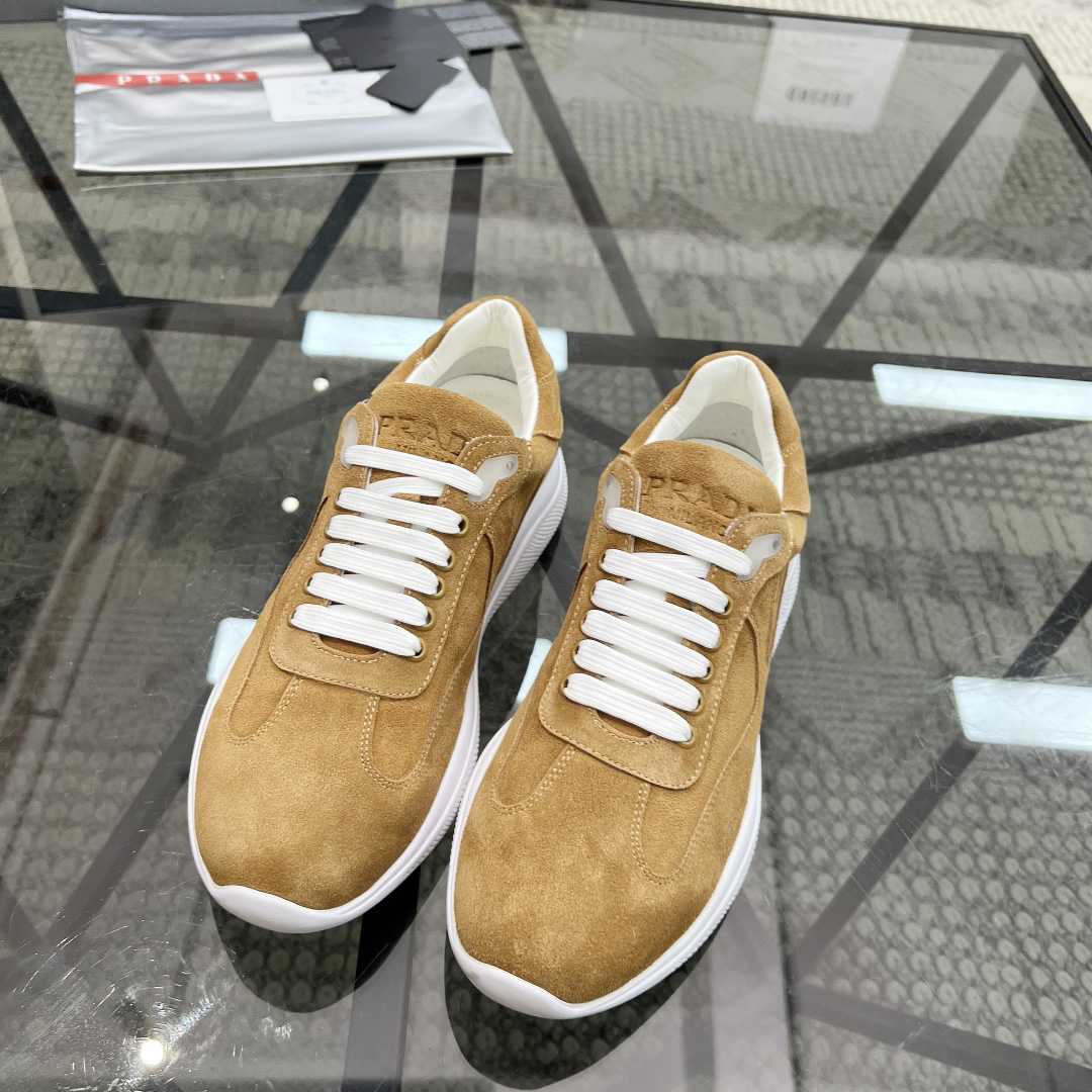 Prada America's Cup Suede Sneakers - DopestKickz