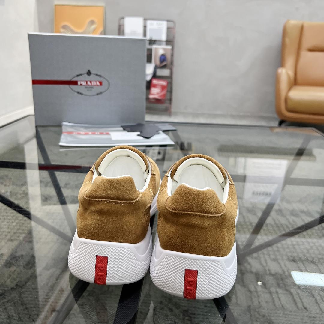 Prada America's Cup Suede Sneakers - DopestKickz