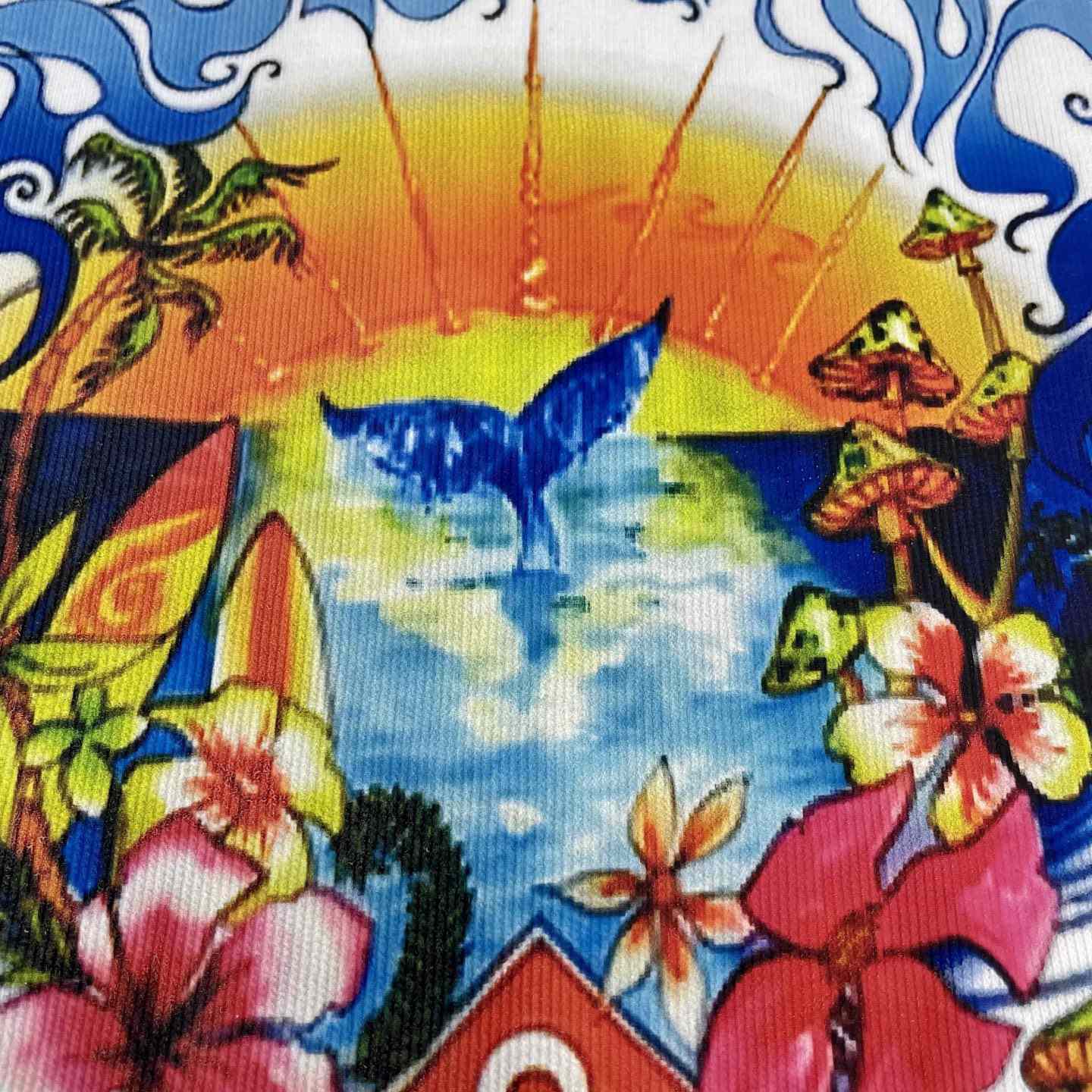 Casablanca Surf Trip Printed Tee - White  C996 - DopestKickz