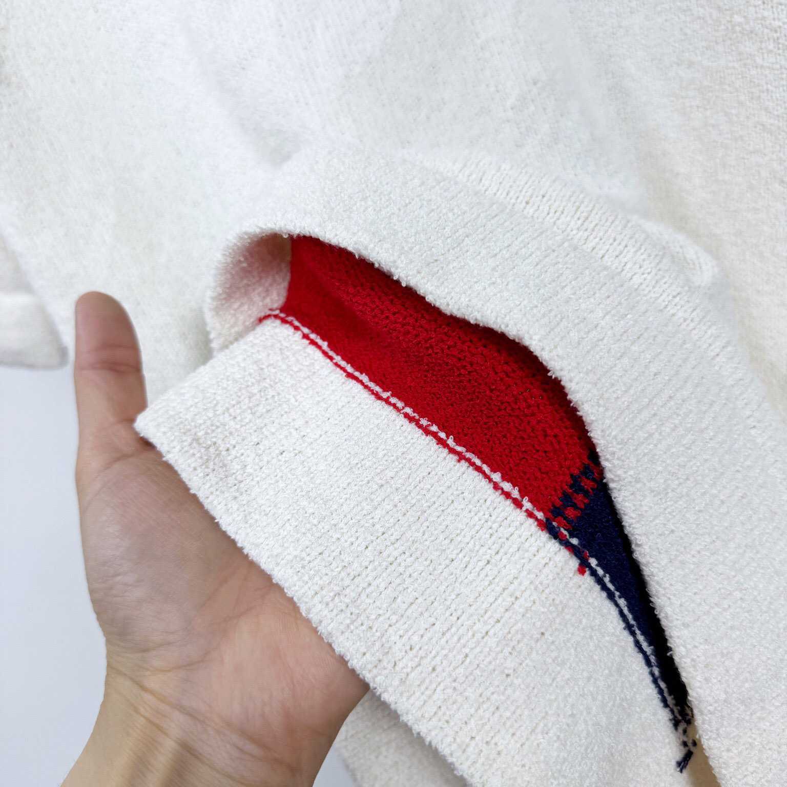 Gucci Cotton Blend Terry Knit Polo Shirt  - DopestKickz