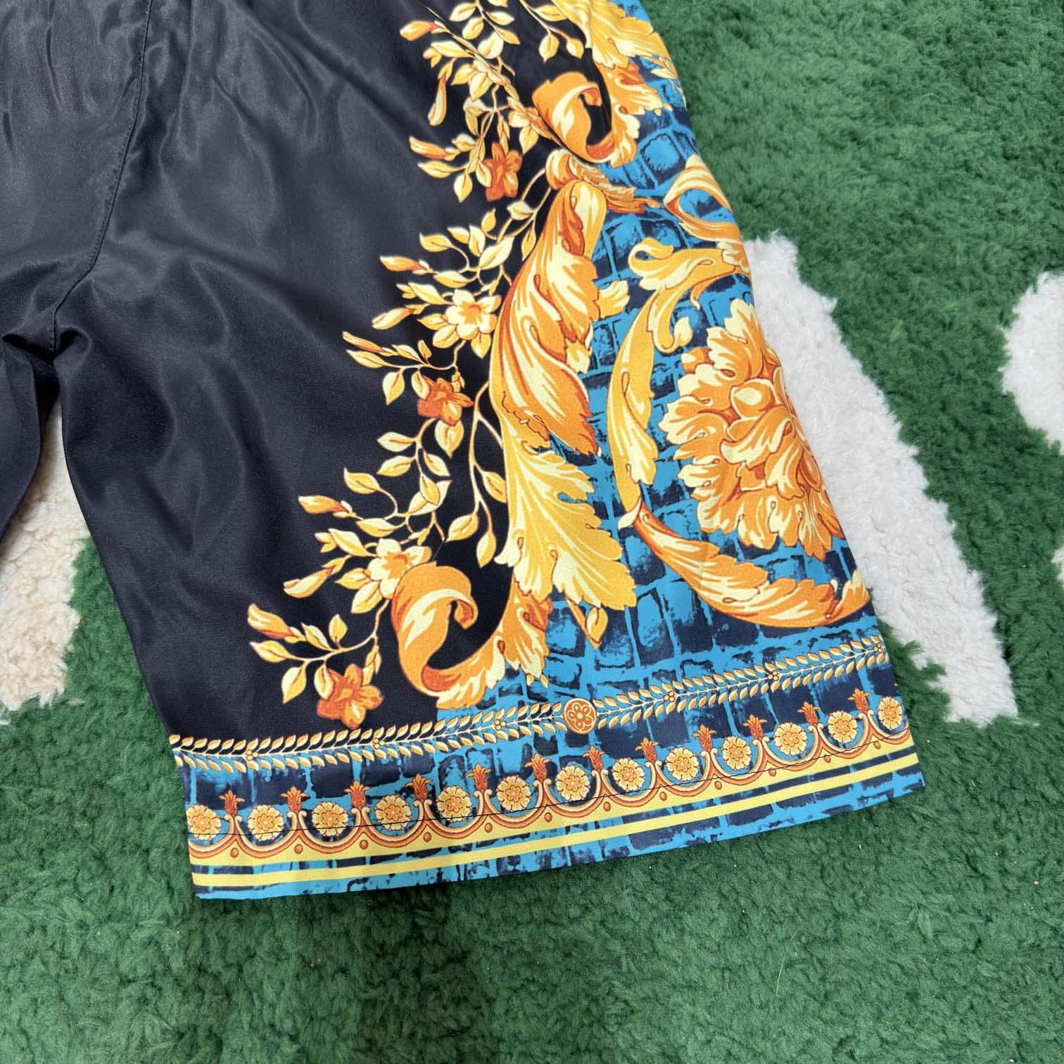 Versace Silk Shorts - DopestKickz