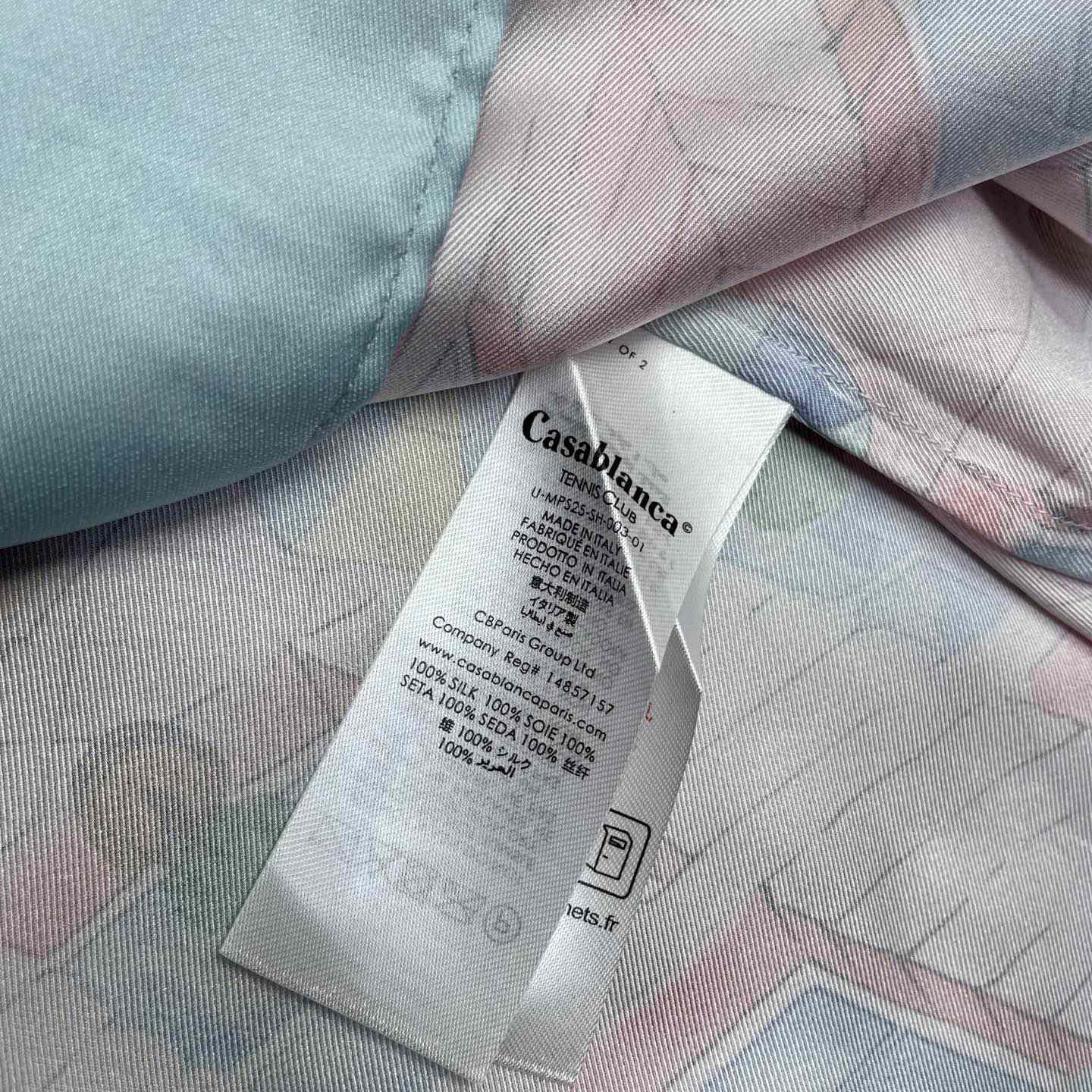 Casablanca Le Plongeon silk shirt    CA3516 - DopestKickz