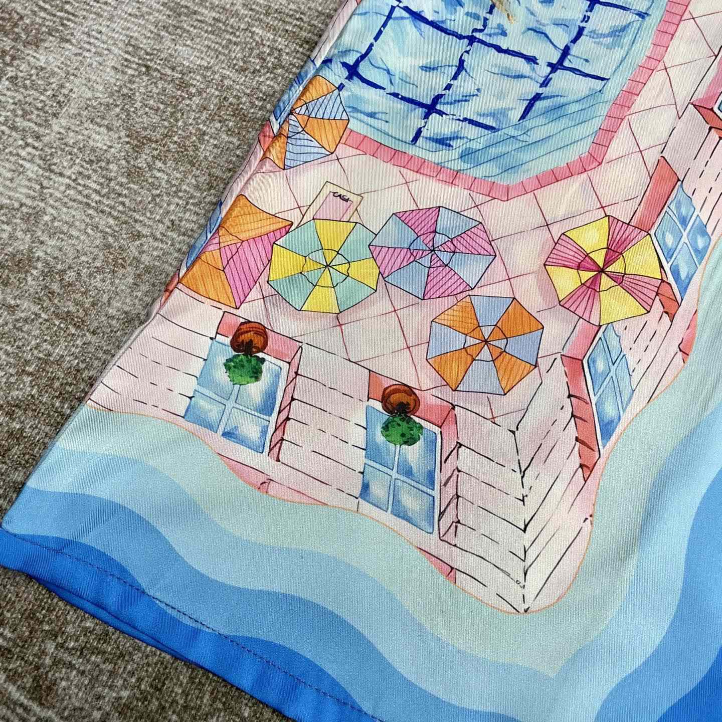 Casablanca Le Plongeon silk shirt    CA3516 - DopestKickz