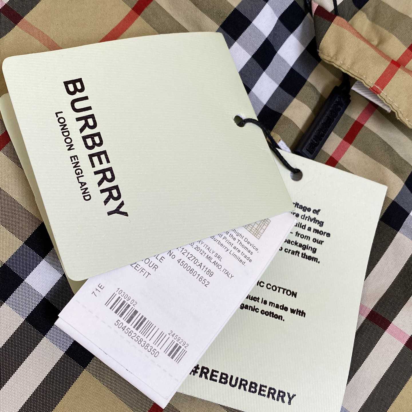 Burberry Sliced Check Hooded Jacket - DopestKickz