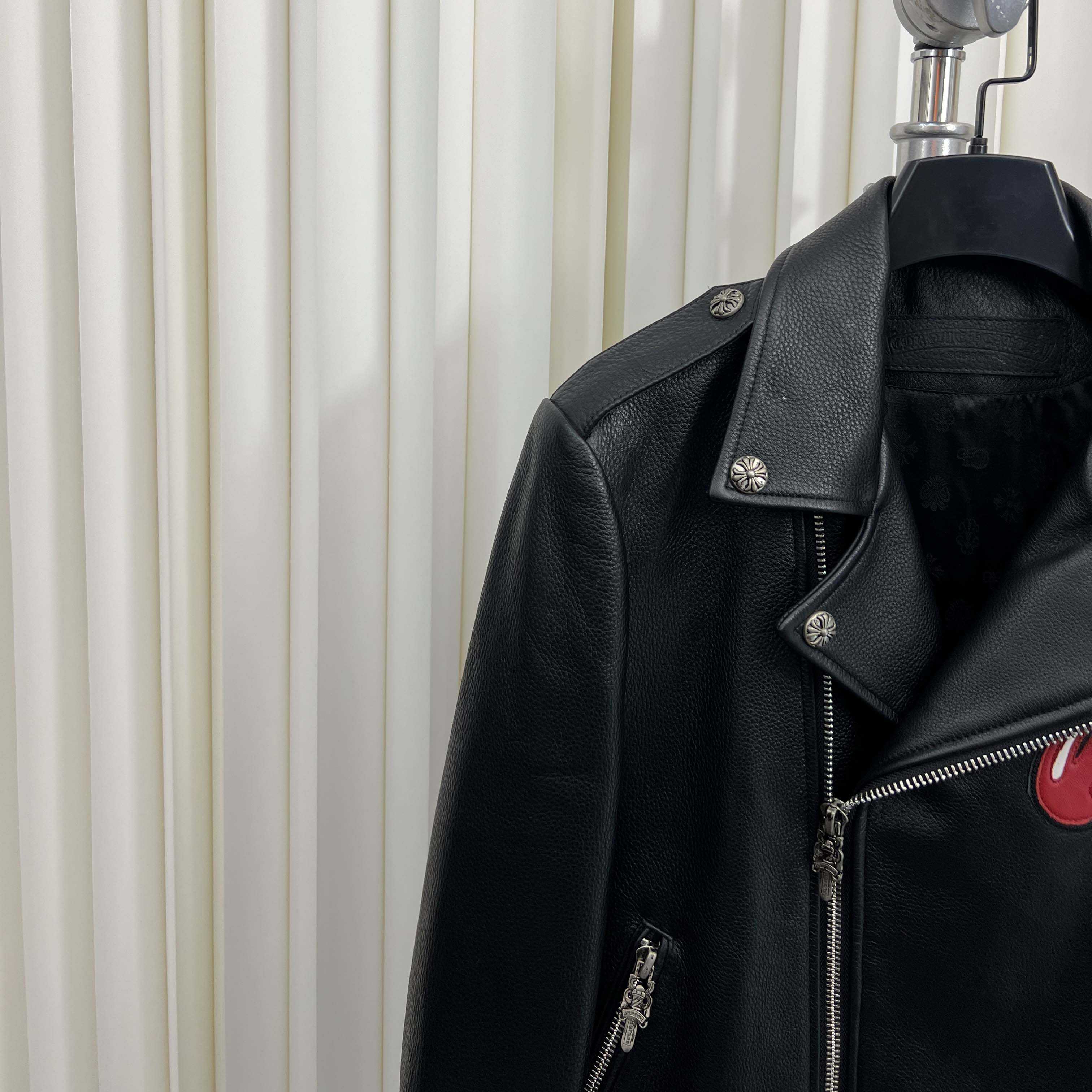 Chrome Hearts Leather Jacket - DopestKickz