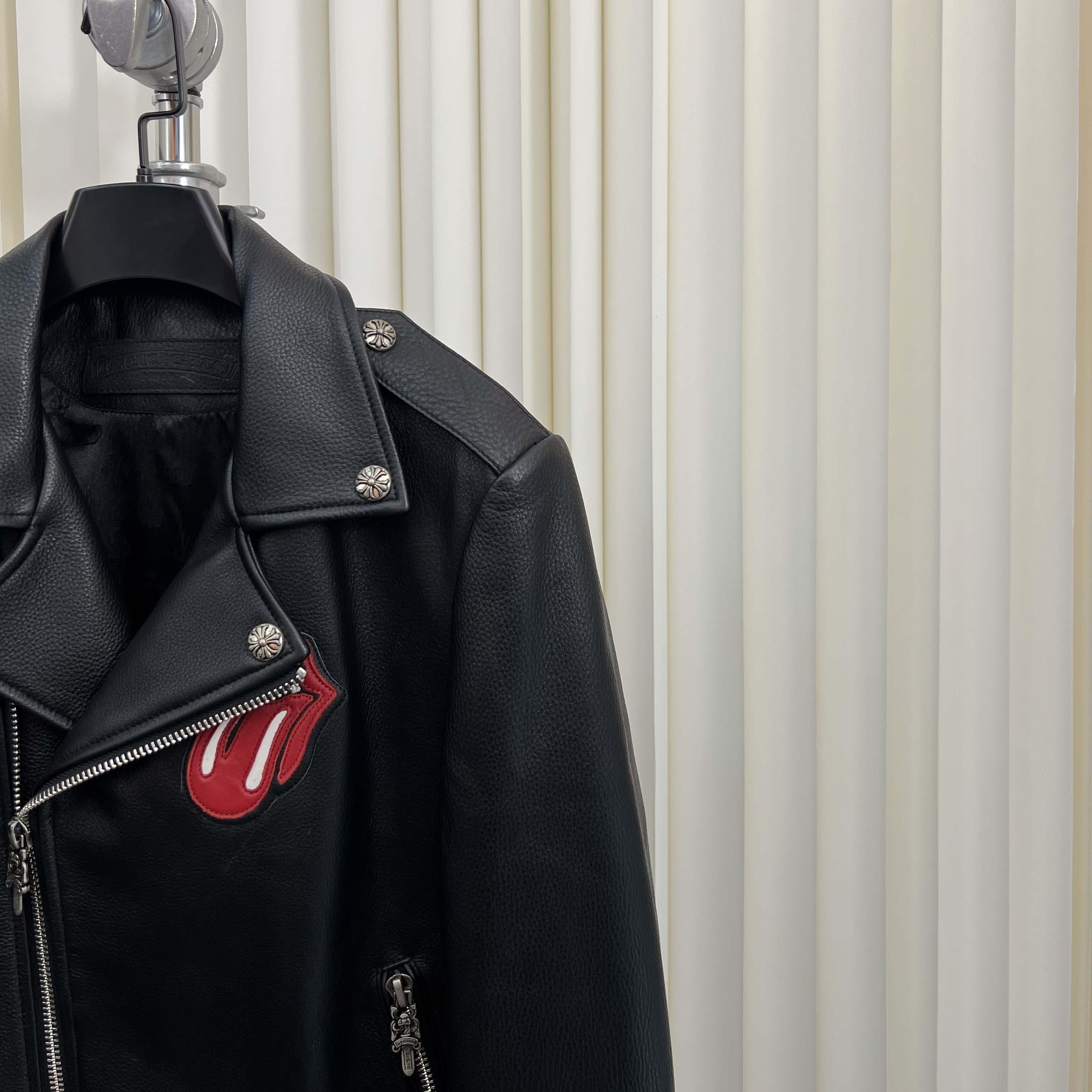 Chrome Hearts Leather Jacket - DopestKickz