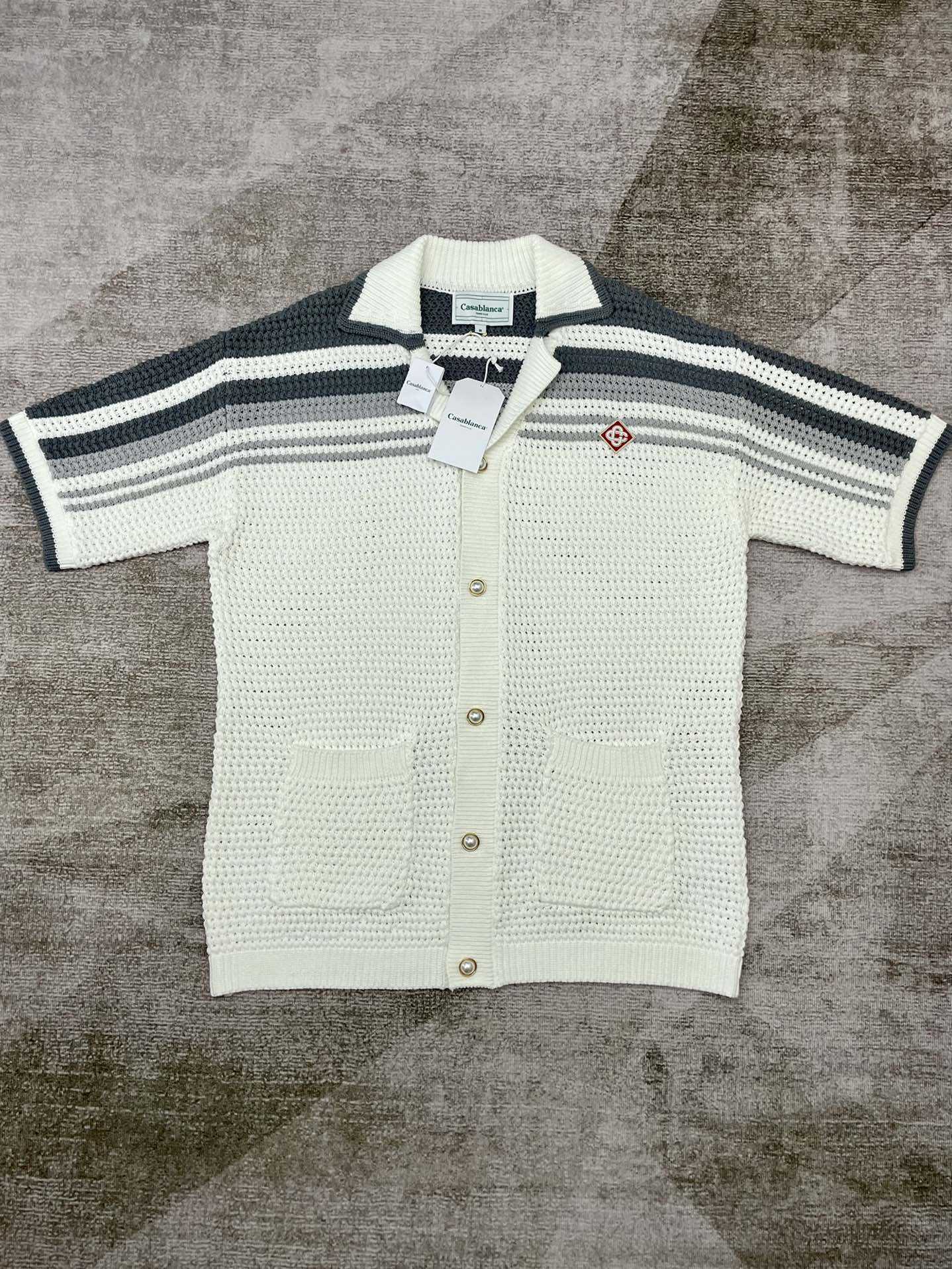 Casablanca Knit Polo Shirt    - DopestKickz