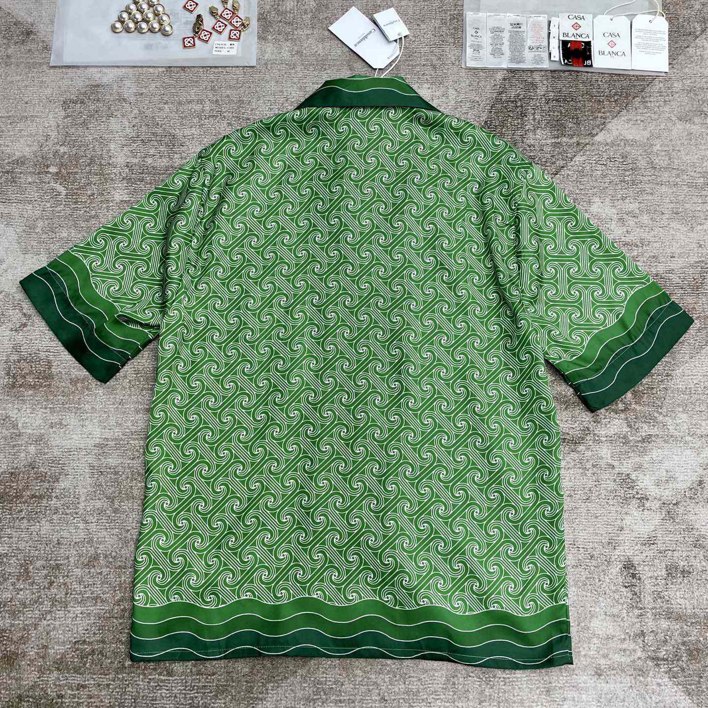 Casablanca Column-monogram Shirt  CA3518 - DopestKickz