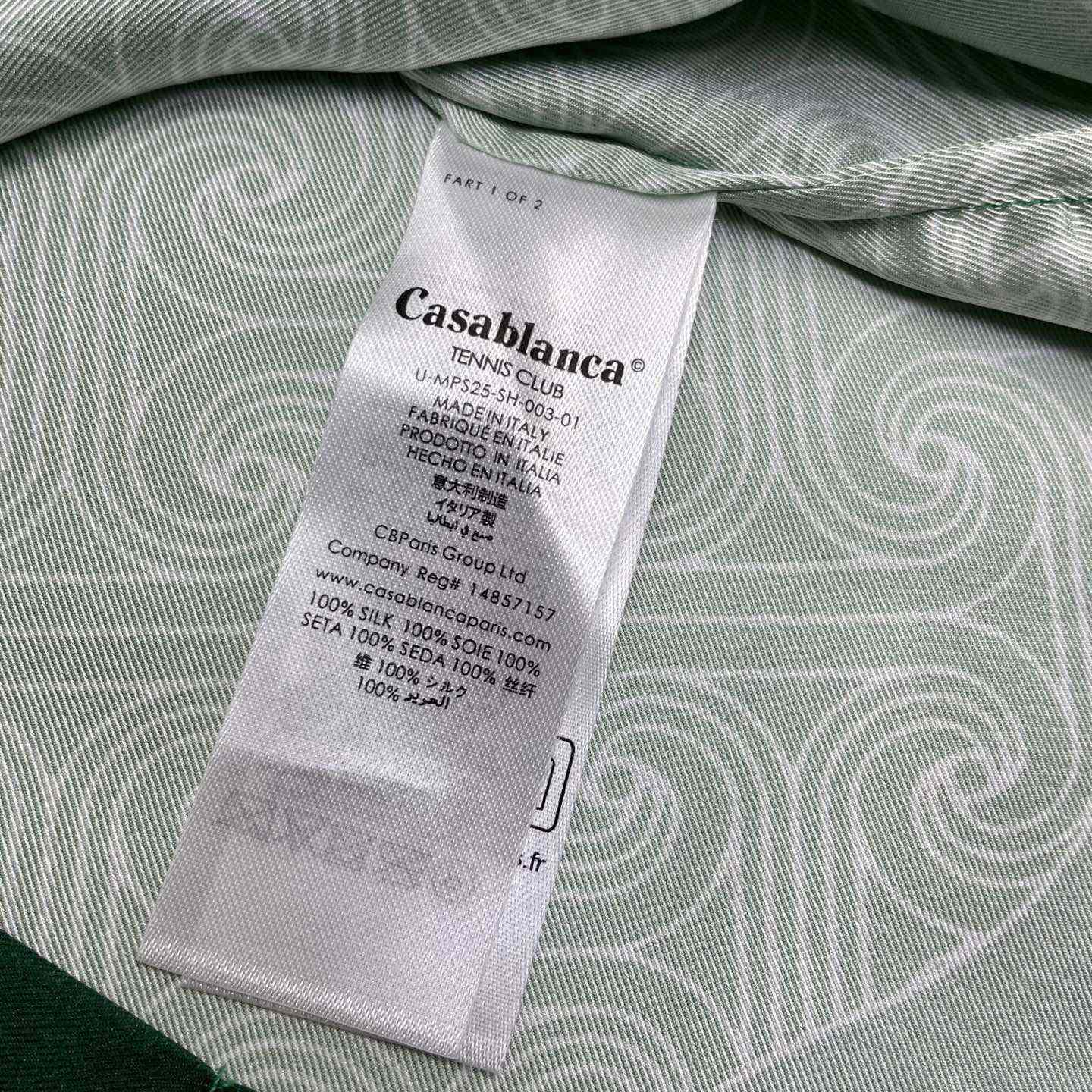 Casablanca Column-monogram Shirt  CA3518 - DopestKickz