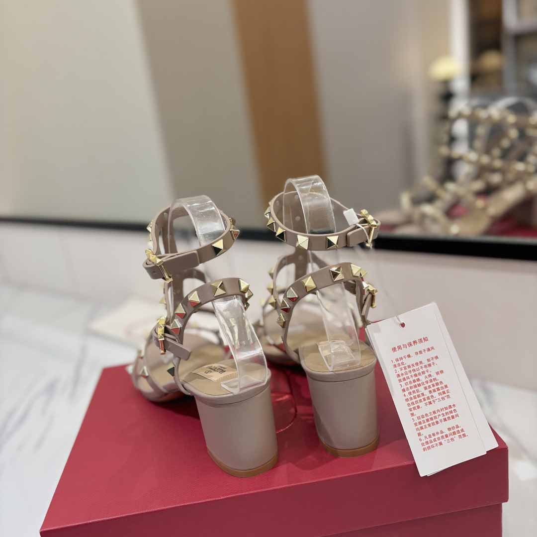 Valent Garavani Rockstud 60mm ankle-strap Sandals - DopestKickz