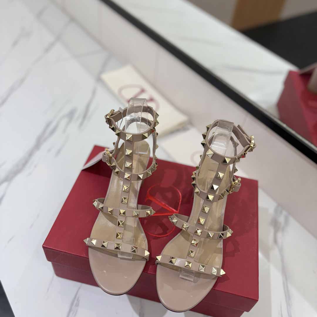 Valent Garavani Rockstud 60mm ankle-strap Sandals - DopestKickz