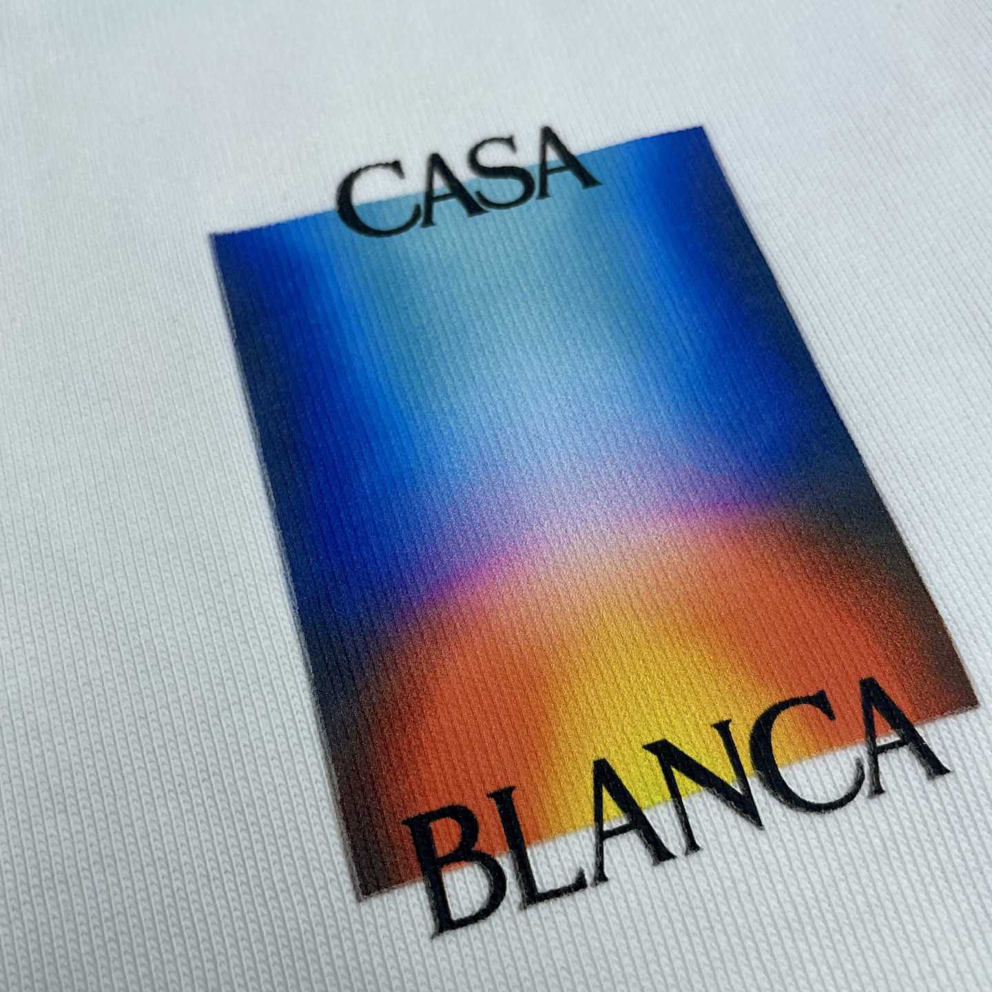 Casablanca Gradient Casa Logo T-Shirt   C986 - DopestKickz