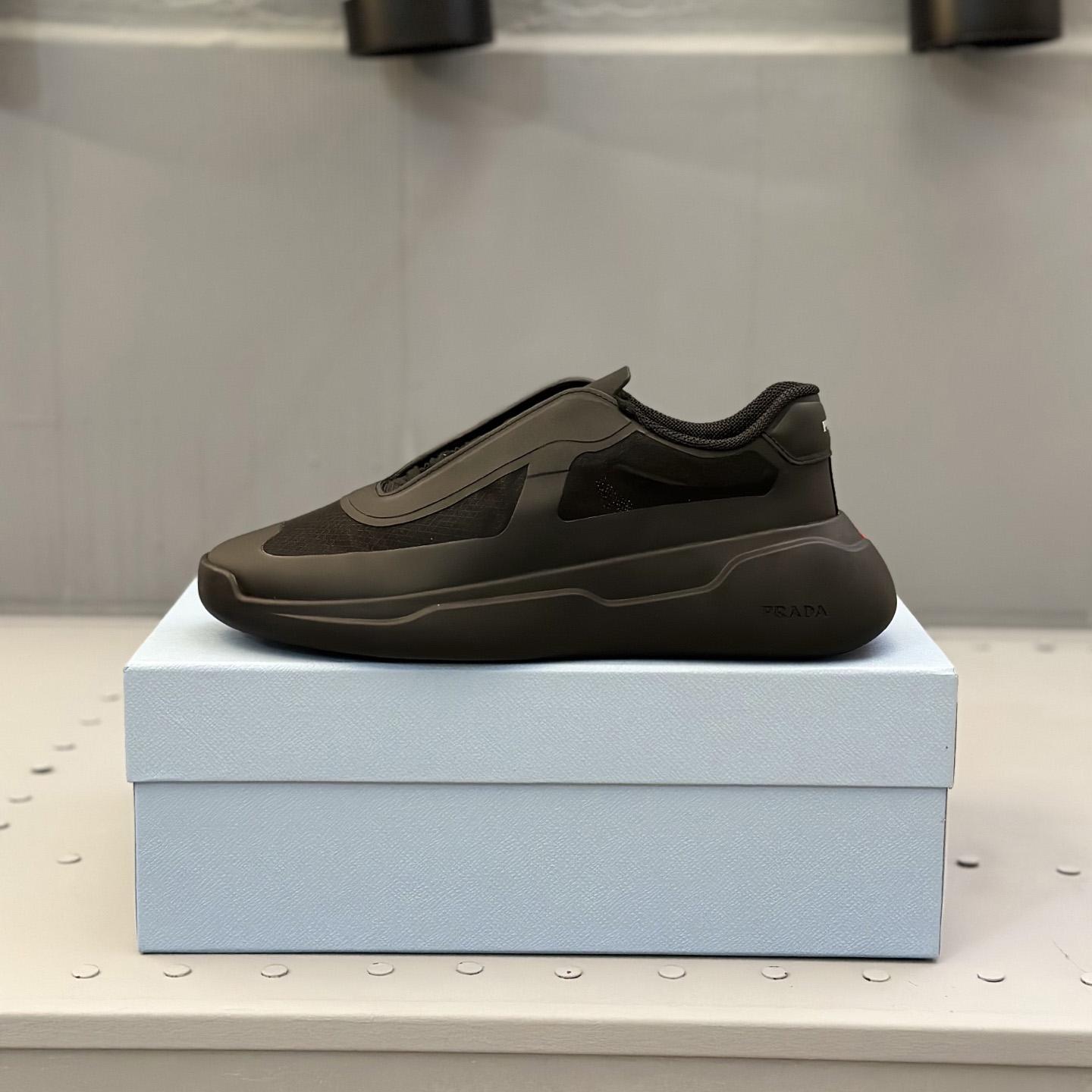 Prada America's Cup Re-Nylon And Bike Fabric Sneakers - DopestKickz