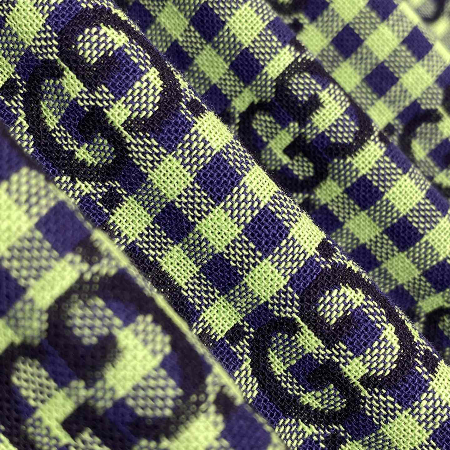 Gucci GG Gingham Cotton Wool Jacket - DopestKickz