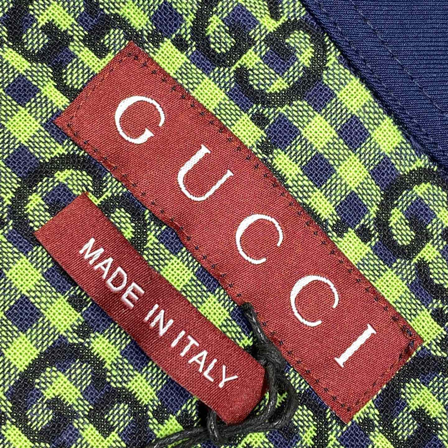 Gucci GG Gingham Cotton Wool Jacket - DopestKickz