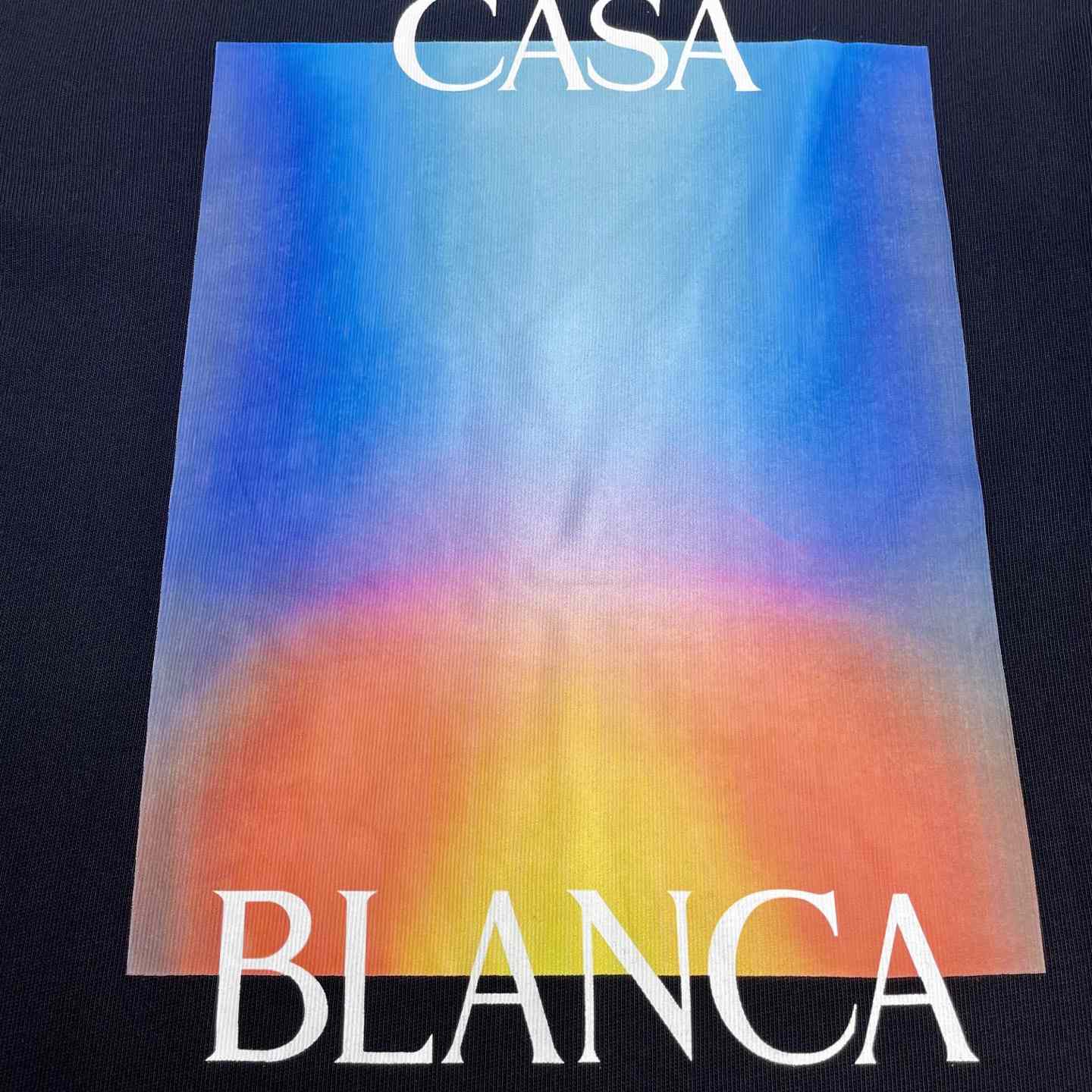 Casablanca Gradient Casa Logo T-Shirt   C985 - DopestKickz