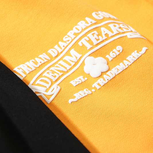 Denim Tears ADG Sweatpants Yellow - DopestKickz