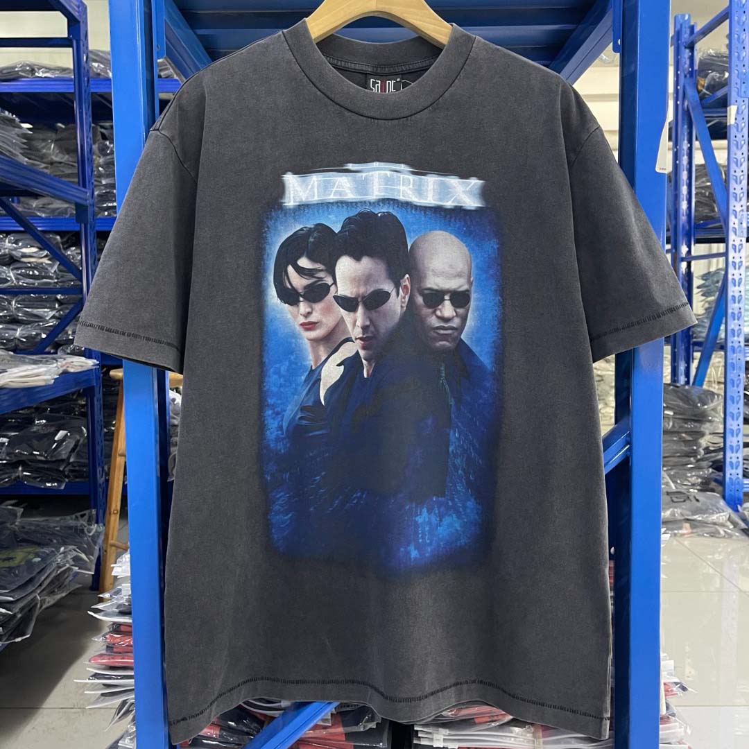 Saint Michael 25SS The Matrix“ vintage Tee - DopestKickz