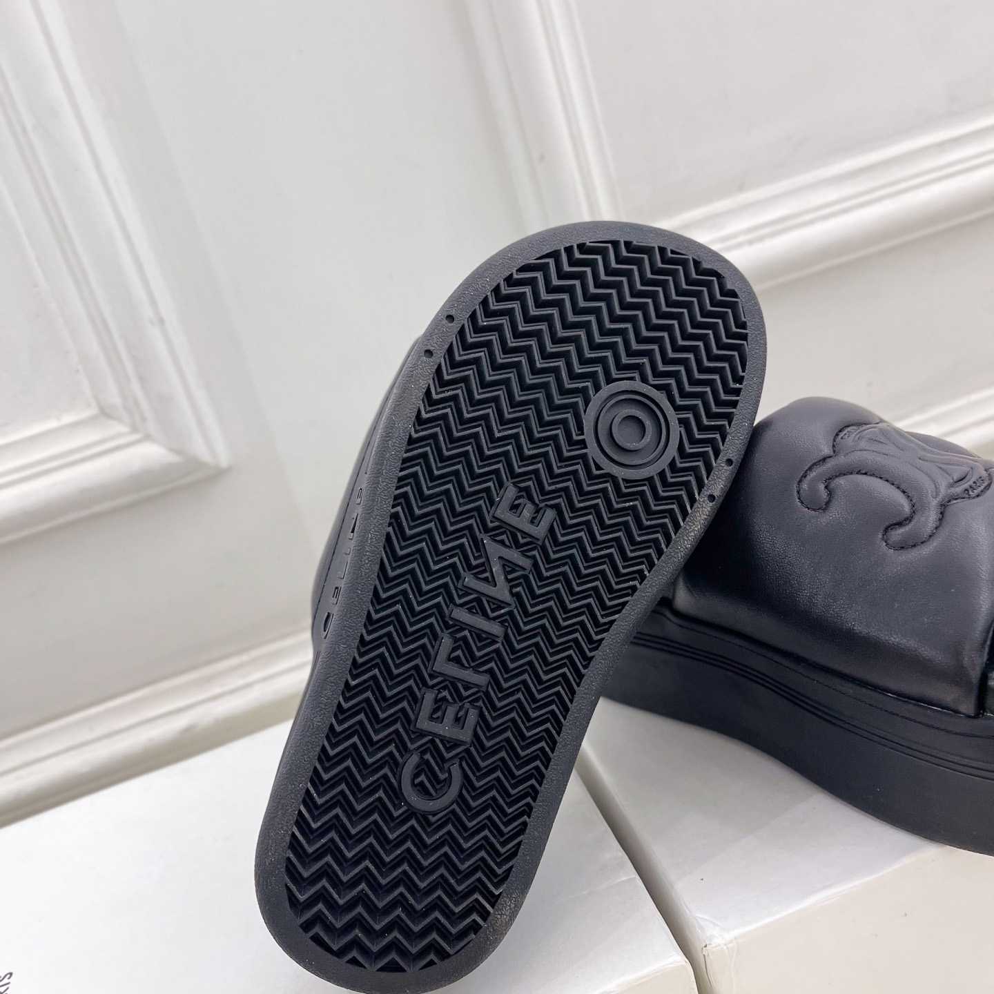 Celine Block Slide With Triomphe In Lambskin - DopestKickz
