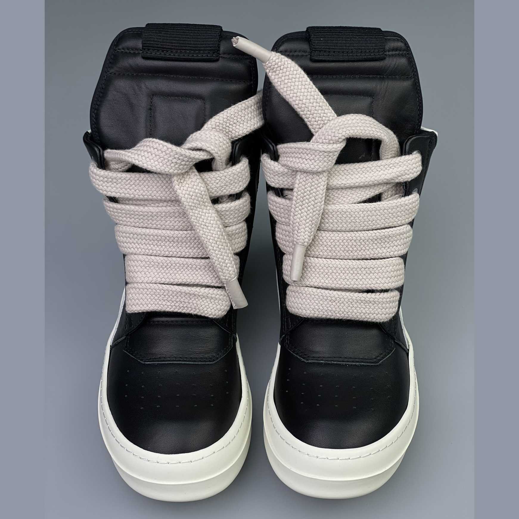 Rick Owens Geobasket High 'Black Milk' - DopestKickz
