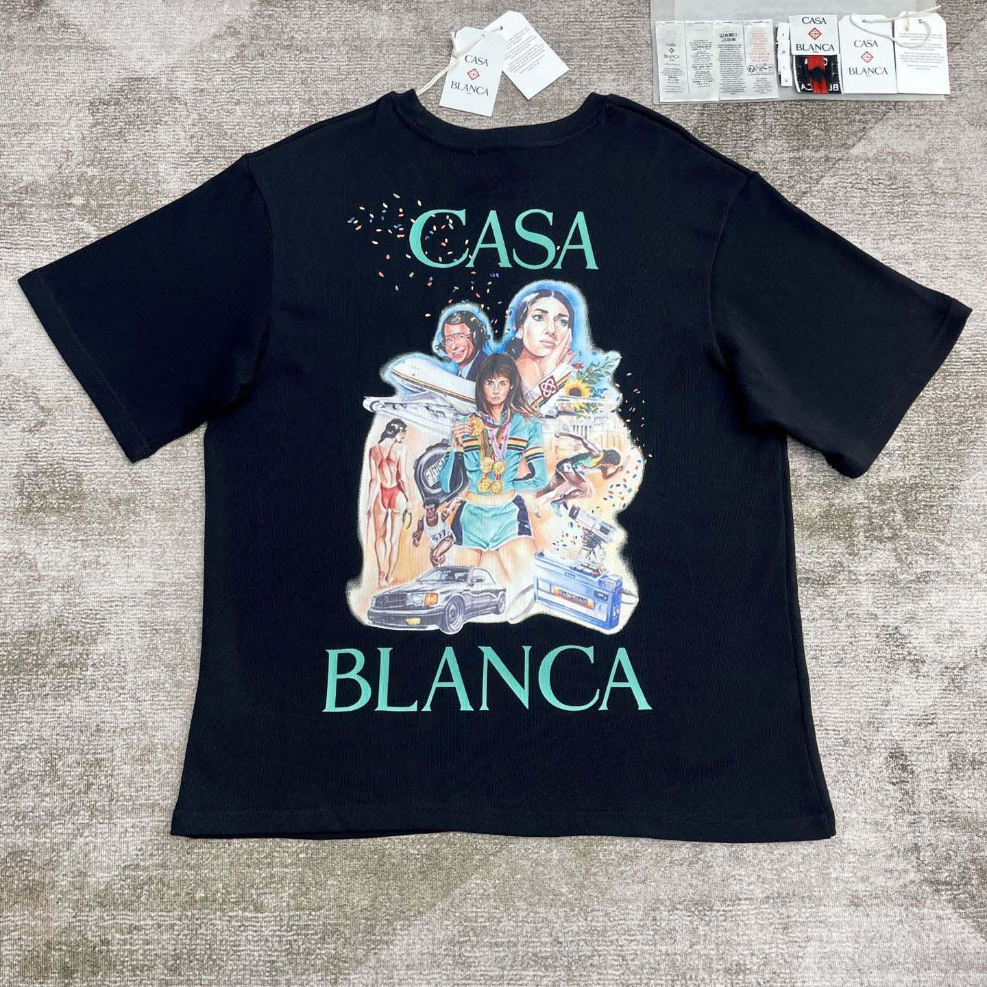 Casablanca printed T-shirt   C949 - DopestKickz