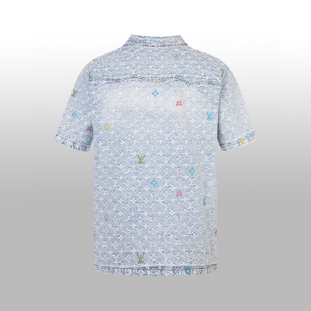 Louis Vuitton Monogram Short-Sleeved Shirt  - DopestKickz