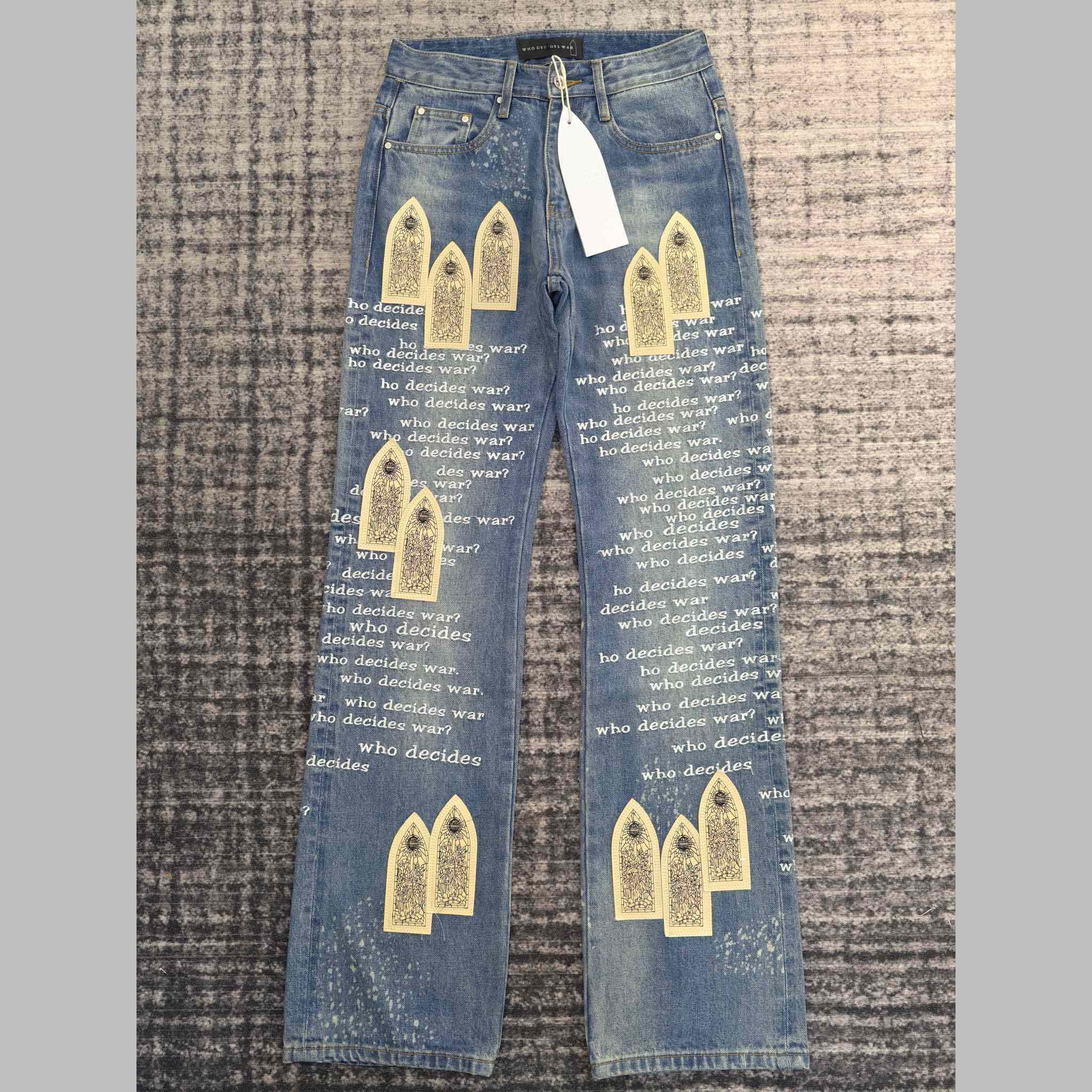 Who Decides War Techno Denim Jeans   704 - DopestKickz