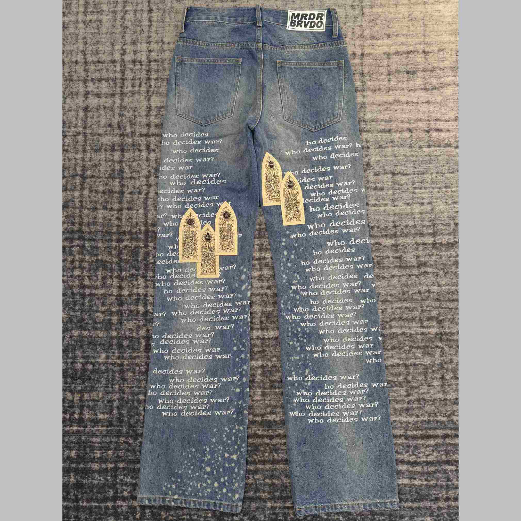 Who Decides War Techno Denim Jeans   704 - DopestKickz
