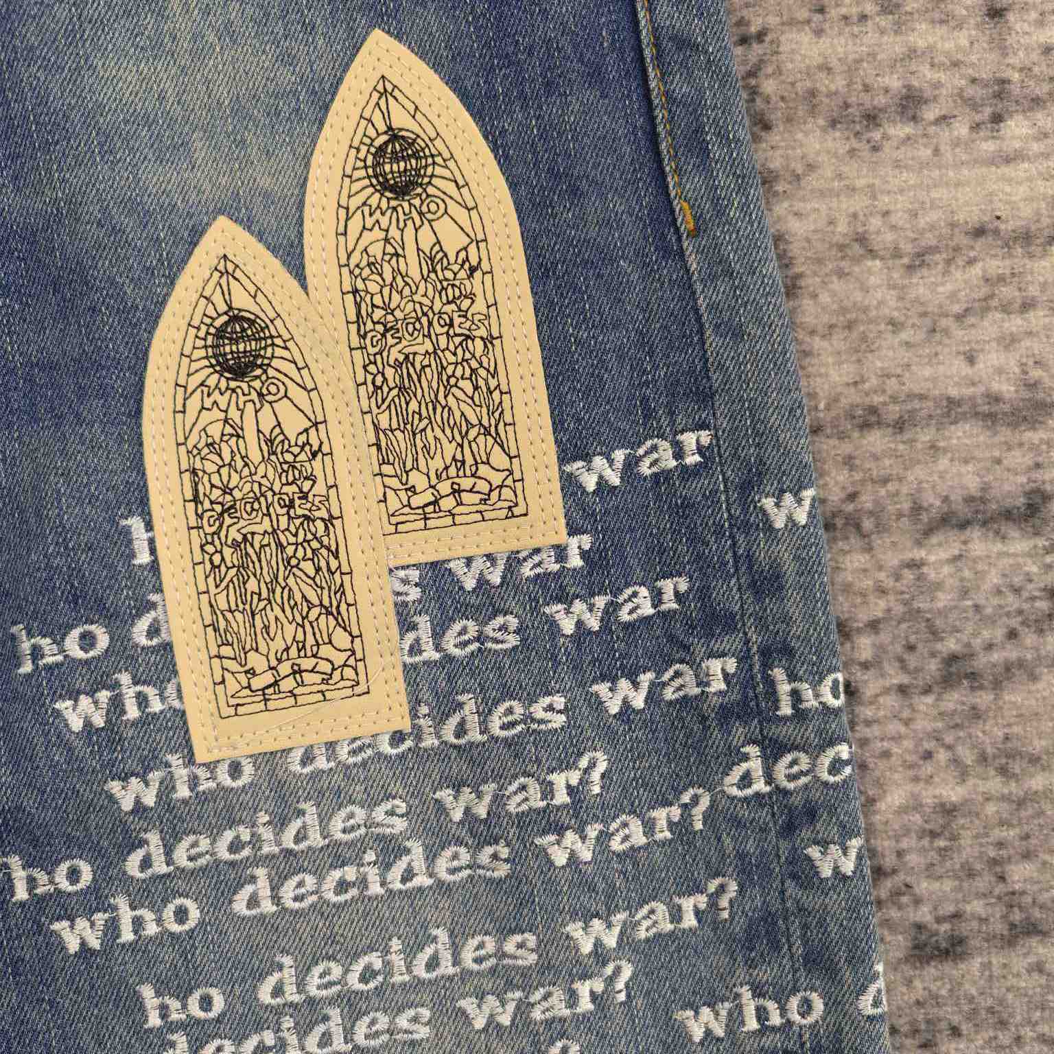 Who Decides War Techno Denim Jeans   704 - DopestKickz