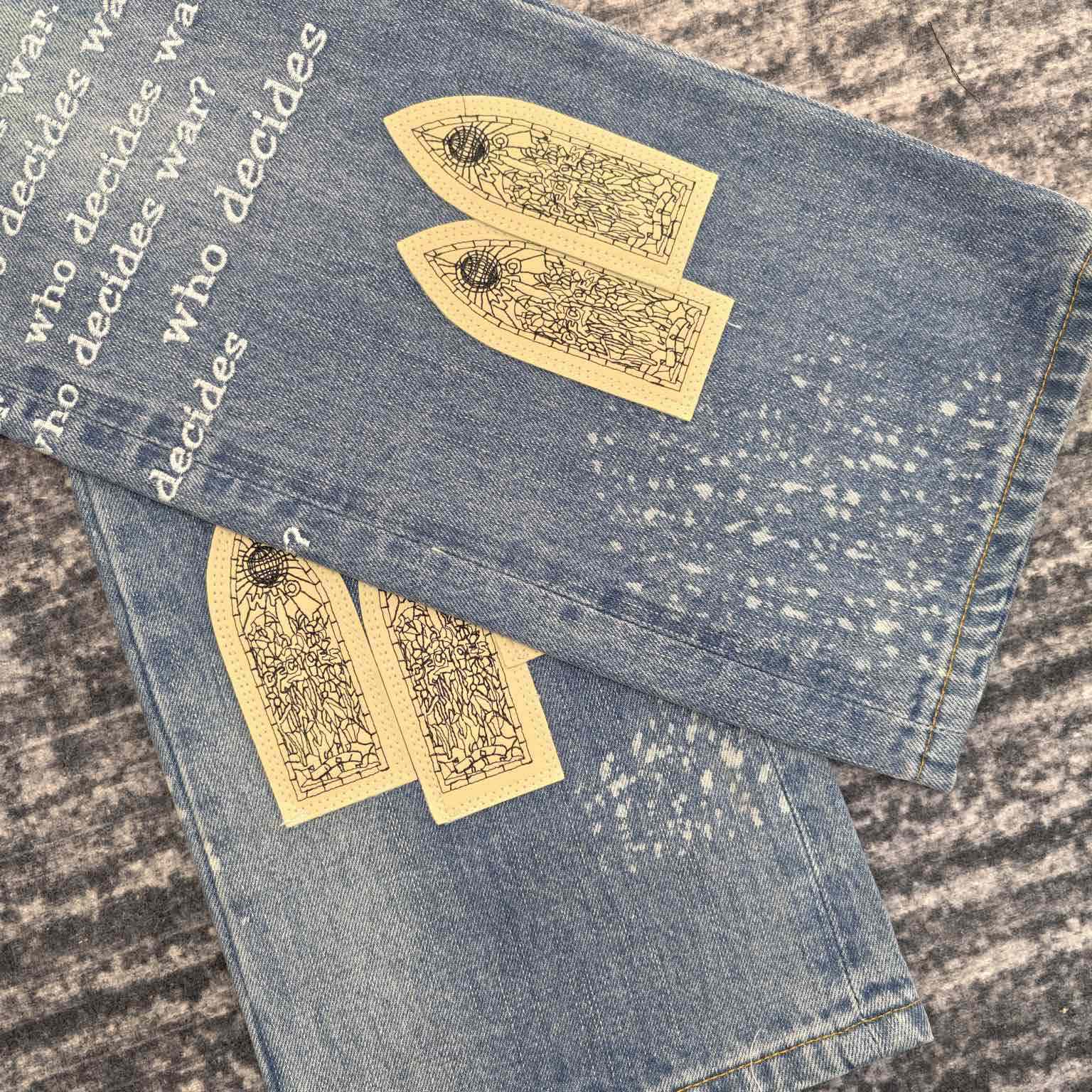 Who Decides War Techno Denim Jeans   704 - DopestKickz