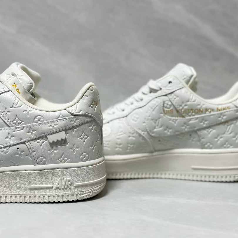 Louis Vuitton X Nike Air Force 1 Sneaker In White - DopestKickz