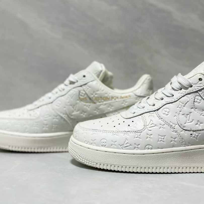 Louis Vuitton X Nike Air Force 1 Sneaker In White - DopestKickz