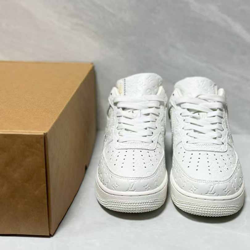 Louis Vuitton X Nike Air Force 1 Sneaker In White - DopestKickz