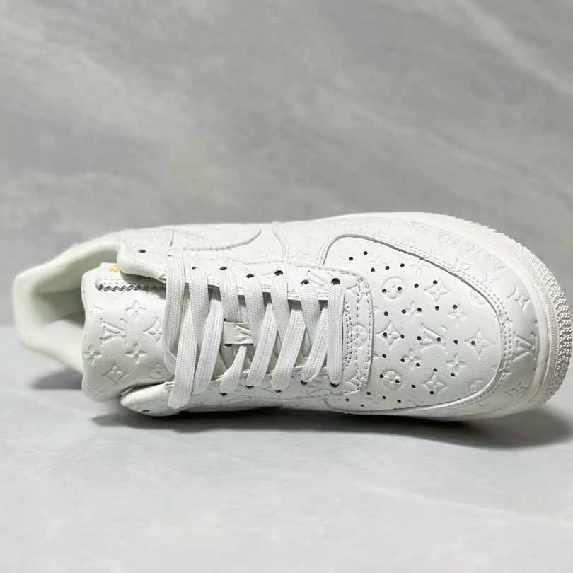 Louis Vuitton X Nike Air Force 1 Sneaker In White - DopestKickz