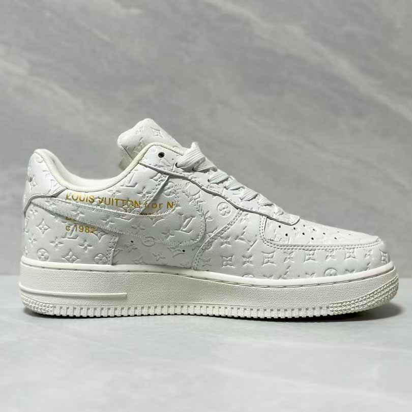 Louis Vuitton X Nike Air Force 1 Sneaker In White - DopestKickz
