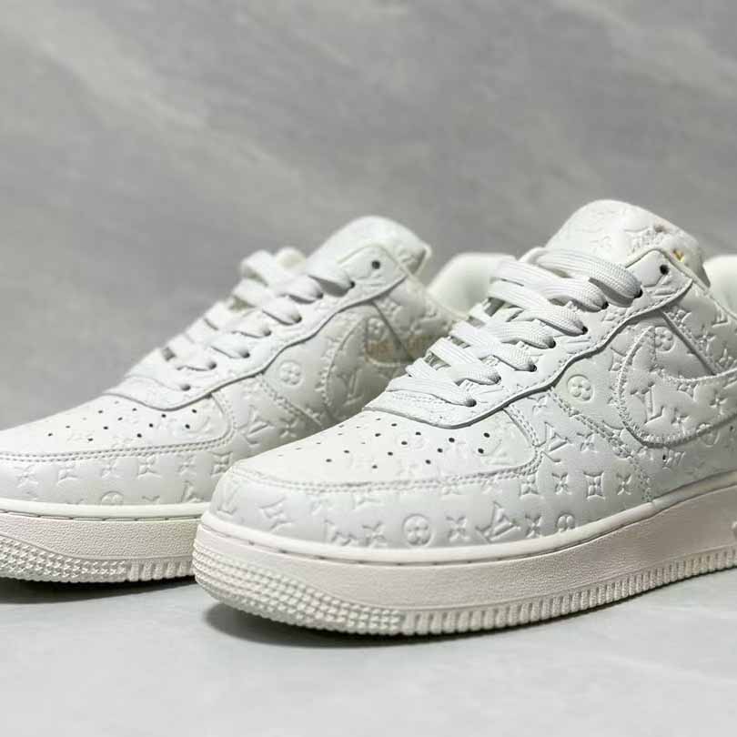Louis Vuitton X Nike Air Force 1 Sneaker In White - DopestKickz